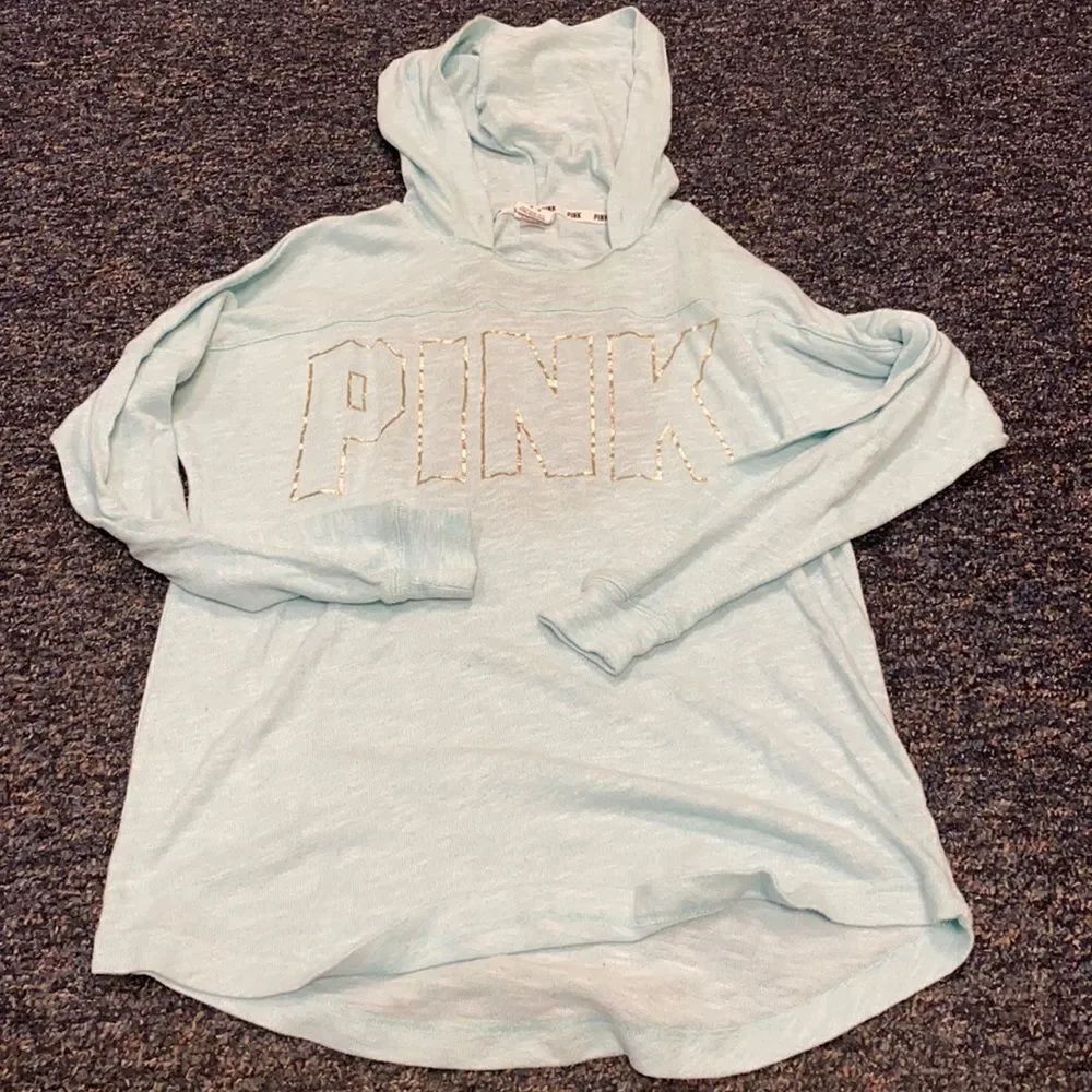 Pink Mint Green Hoodie Top sz. M